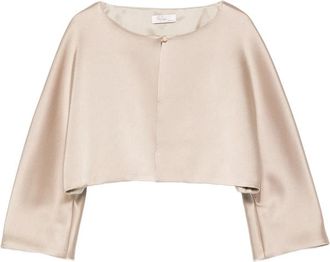 Fely Campo Broad-sleeve Crop Jacket