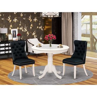 East West Furniture 3 Piece Dining Set
