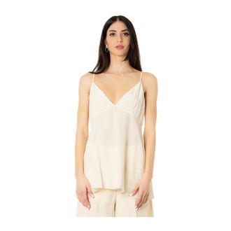 Liviana Conti Ivonne Top - - Tops - Donna - Bianco - M