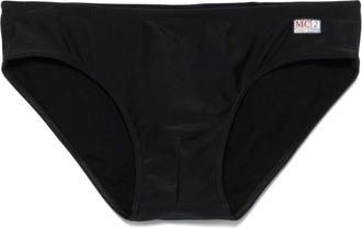 MC2 Saint Barth Beachwear, male, Black, Size: XL Black Sea Clothing with Logo Label