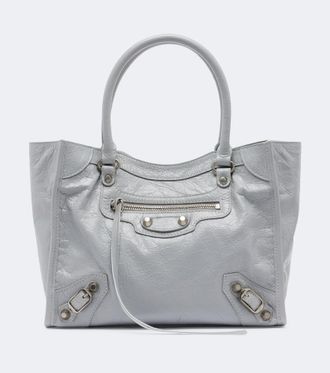 Balenciaga Le City Mini leather top-handle bag