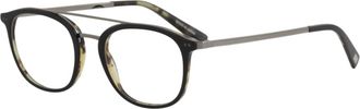 John Varvatos Mens V378 Eyeglasses In Black/tortoise