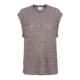 8pm Round-neck Knitwear, female, Gray, Size: XS Round-neck Knitwear