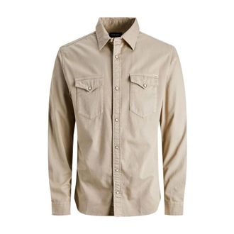 Jack & Jones Hombre, Camisas, Beige, Talla: 2XL