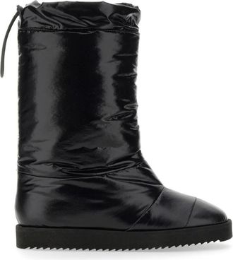 Gia Borghini Winterlaarzen - Dames - Winterlaarzen - Zwart - 38 EU - Nylon - Schoenen