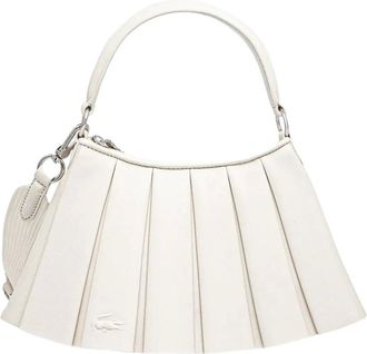 Lacoste Bolso Peque&ntilde;o de Cuero Lenglen - Bags - Mujer - Blanco - ONE SIZE