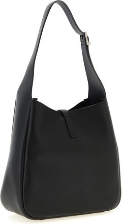 Saint Laurent Womens Black Calfskin Shoulder Bag
