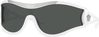 Versace Dark Grey Shield Unisex Sunglasses VE4475 314/87 42