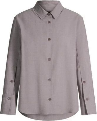Windsor Shirts - Dames - Overhemden - Grijs - 2XL - Overhemden