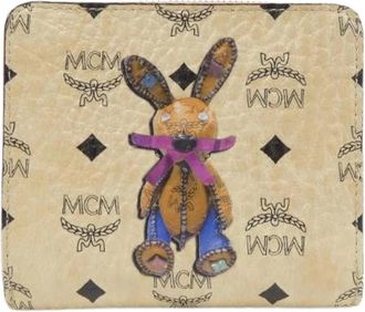 MCM Pre-owned Wallets, male, Beige, Size: ONE SIZE Pre-owned MYS Wallet