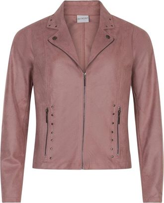 In Front Stijlvolle Dusty Rose Jas Blazer - Dames - Zomerjassen - Roze - XL - Polyester - Jassen