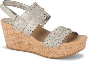 BareTraps Rene Slingback Platform Wedge Sandal in Champagne at Nordstrom Rack, Size 8.5