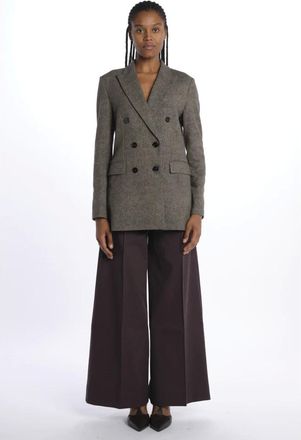 Circolo 1901 Dames, Jassen, Bruin, Maat: XL Katoen