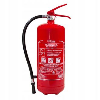 OEM Extintor De Polvo Gp-6x Abc/a 2025 De 6 Kg Con Caja Met&aacute;lica + Colgador De Regalo