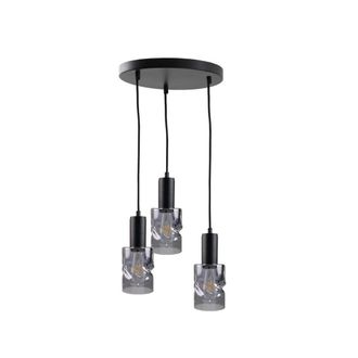 Netlighting Cross Cluster Pendant Ceiling Light Black 30cm 3x E27