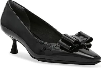 Anne Klein Theresa High Womens Heels Black Patent : 8.5 M, Leather/Rubber