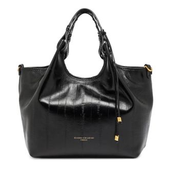 Gianni Chiarini Dames, Tassen, Zwart, Maat: ONE Size Leer