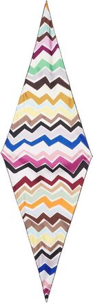 Missoni Multicolor Zigzag Pattern Scarf