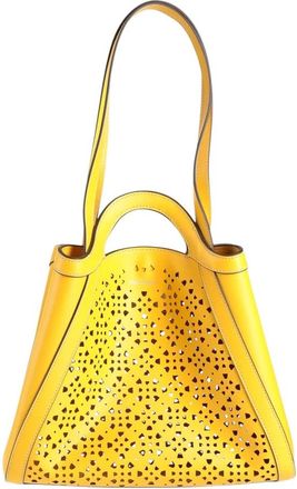 Coccinelle Amalia Schoudertas - Dames - Handtassen - Geel - ONE Size - Leer - Tassen