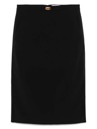 Elisabetta Franchi crepe mini skirt - Black