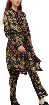 Farm Rio Farm Rio Martina Scarf Black Maxi Chemise