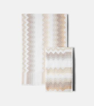 Missoni Giacomo set of 2 cotton terry towels
