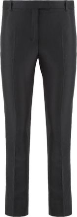 Max Mara Fatina cropped broek - Dames - Vrijetijds broeken - Zwart - XS - Katoen - Broeken