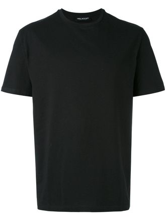 Neil Barrett T-shirt a tinta unita - Nero