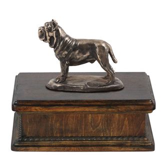 OEM Mast&iacute;n Napolitano, Mastino Napoletano - Urna Para Cenizas De Perro, Urna Cl&aacute;sica Con Estatuilla, Urna Elegante Con Perro De Art-dog