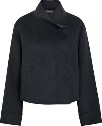 Emporio Armani Wool and Cashmere-blend Jacket - Blue - 46 (UK14 / L)