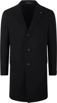 Tagliatore Jassen, Heren, Blauw, XL, Wol, Unlined Coat Bruce