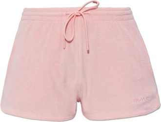 Hunza G Korte Broeken, Dames, Roze, L, Katoen, Badstof Shorts Katoen