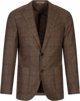 Corneliani Heren, Jassen, Bruin, Maat: XL Zijde
