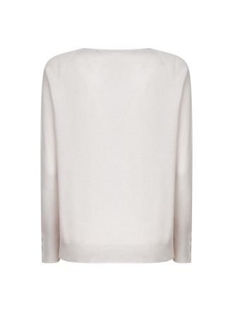Blanca Vita Womens Knit Sweater Grey Virgin Wool