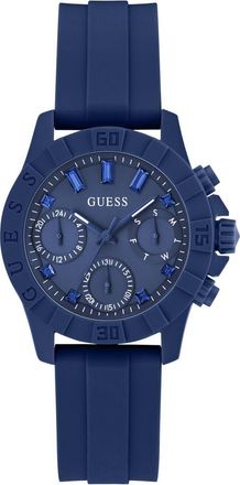 Guess Sportstar WoMens Blue Watch GW0775L4 Silicone - One Size