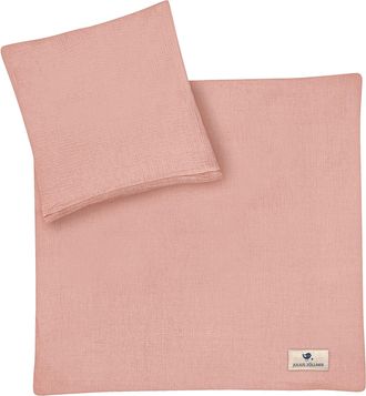 Julius Zöllner Kinderbettwäsche »Baby- und Kinderbettwäsche aus 100% Musselin« 2 Stk. tlg. erhältlich in den Grössen 80x80+35x40cm und 100x135+40x60cm