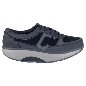 Joya ID Casual Suede Nubuck Womens Comfort Trainers - Indigo - Size:UK 7.5