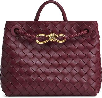 Bottega Veneta Small Andiamo Intrecciato Shoulder Bag in 2273 Baro-M Brass-Baro at Nordstrom