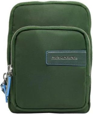 Piquadro Ryan Crossbody Bag - Heren - Schoudertassen - Groen - ONE Size - Nylon - Tassen