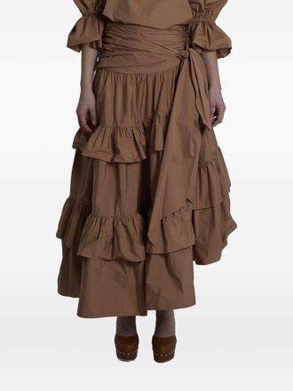 Chlo&eacute; katoenen lange rok
