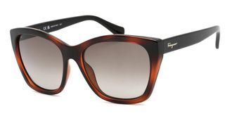 Ferragamo SF957S 214 Womens Sunglasses Tortoiseshell Size 56