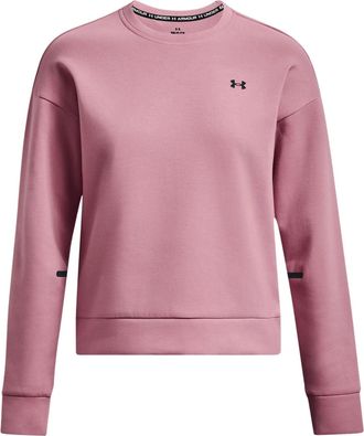 Under Armour (WMNS) Under Armour Unstoppable Fleece Crew Neck Pink 1379835-697