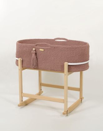 OEM Mois&eacute;s Bohemio Hecho A Mano Con Cuna - Malva