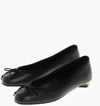 Alexander McQueen Leather Ballet Flats with Cuir Sole size 36,5