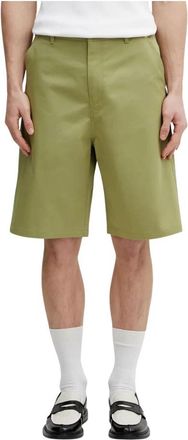 Dr&ocirc;le de Monsieur Short Baggy - Heren - Korte Broeken - Groen - L - Katoen - Korte Broeken