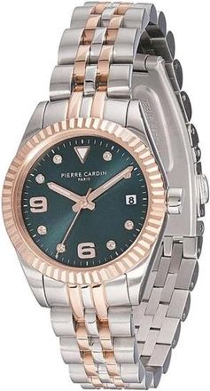 Pierre Cardin Watches, female, Gray, Size: ONE SIZE Stainless Steel Bracelet Watch