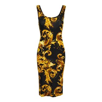Versace Jeans Couture Dress - Dames - Korte kleedjes - Zwart - XS - Kleedjes