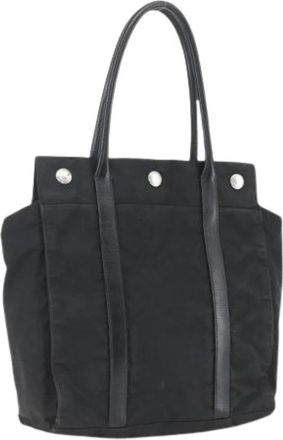 Prada Pre-owned Nylon Tote Bag - Dames - Vintage Shopper - Zwart - ONE Size - Nylon - Vintage