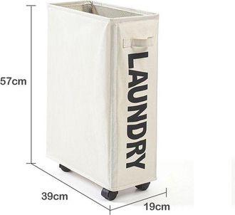 OEM Cesto De Ropa Plegable De Lujo - Cesto De Ropa Con Ruedas - Gran Capacidad - Impermeable Y Multifuncional - Azul Marino