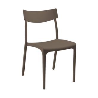 Dmora Sillas De Jard&iacute;n Orcus, Silla De Jardin, Asiento Exterior Multiusos, Banco De Jard&iacute;n, Made In Italy, 54x46 H80 Cm, T&oacute;rtola - Dmora